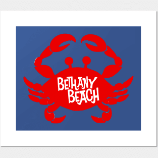 Bethany Beach Crab Posters and Art